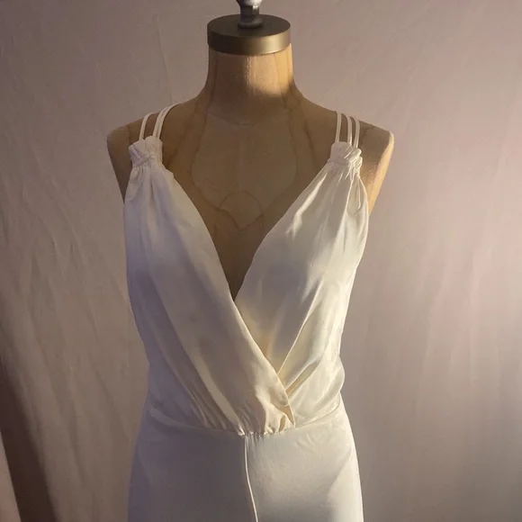 Zara ivory jumpsuit size medium - Picture 6 of 11